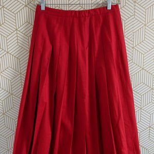 100% wool plus size Pendleton red skirt (size 16)